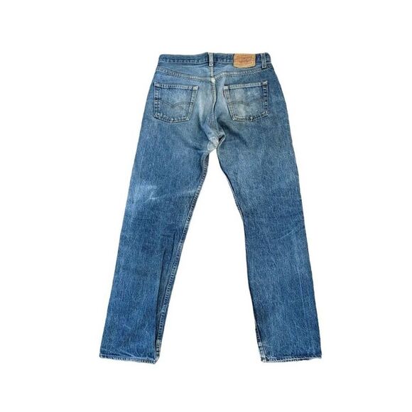 Levi's Men's 501 Red Tab Size 34W 36L 1985-87 Distressed Mended #379 - Picture 2 of 11